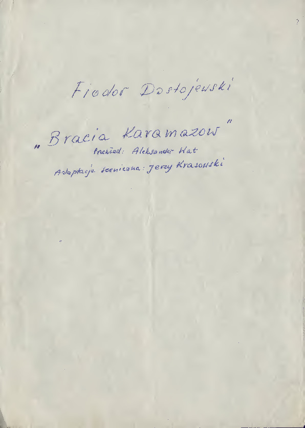 Bracia Karamazow [3]