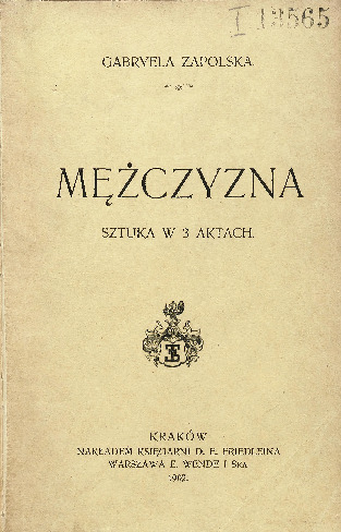 Mężczyzna : sztuka w 3 aktach