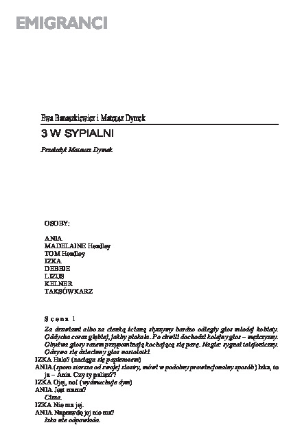 3 w sypialni