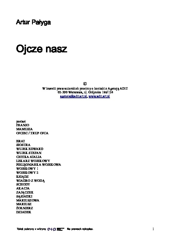 Ojcze nasz