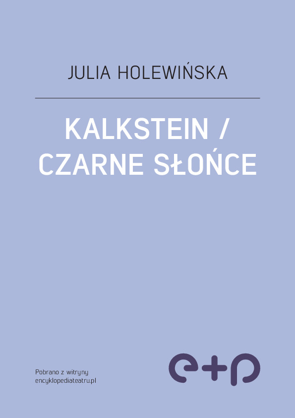 Kalkstein / Czarne Słońce