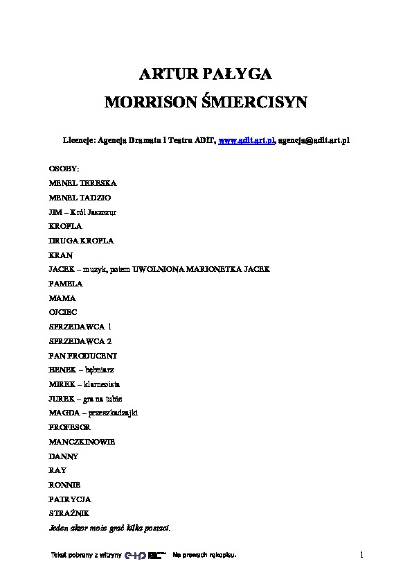 Morrison Śmiercisyn
