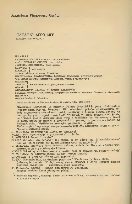Ostatni koncert