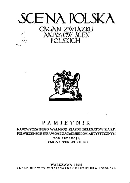 Scena Polska : organ Związku Artystów Scen Polskich, 1936, nr 13